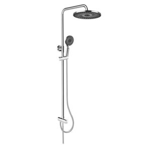 MEREO Mereo Sprchový set s tyčou, hadicou, ručnou a tanier. okrúhlou sprchou, čierna CB95001SB1 vyobraziť