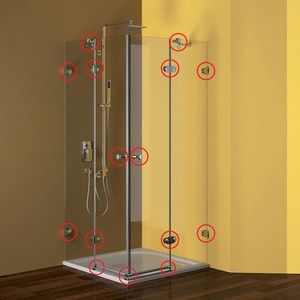 Mereo Kovanie oválne pre sprchové kúty CK70111E, komplet CK95 vyobraziť