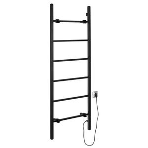 SAPHO - BARBO elektrický sušiak uterákov, hranatý, 600x1600, 160 W, čierna mat BB906 vyobraziť