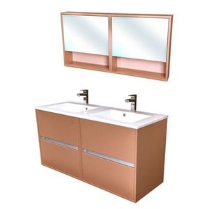 Zostava kúpeľňového nábytku CEDERIKA 120, metallic měděný CA.SADA11 vyobraziť