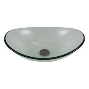 OLSEN SPA - Sklenené umývadlo na dosku DEVENTER 55×37×16 cm OLKLTG108 vyobraziť