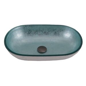 OLSEN SPA - Sklenené umývadlo na dosku LEIDEN 55×34×12 cm OLKLTG223 vyobraziť