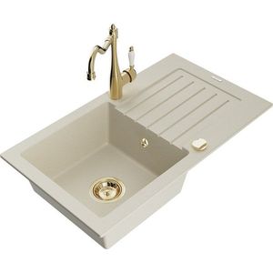 MEXEN/S MEXEN/S - Pablo granitový drez 1-miska vrátane batérie Carla, béžová 6510-69-670700-50 vyobraziť