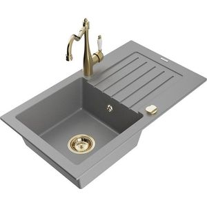 MEXEN/S MEXEN/S - Pablo granitový drez 1-miska vrátane batérie Carla, šedá 6510-71-670700-50 vyobraziť