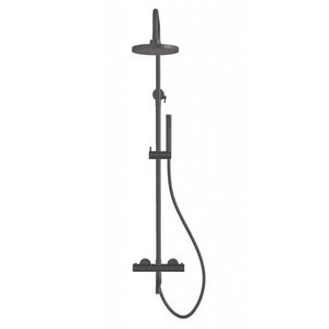 BESCO - Nástenný termostatický sprchový a vaňový set VEO grafitová BABPVNTIGR vyobraziť