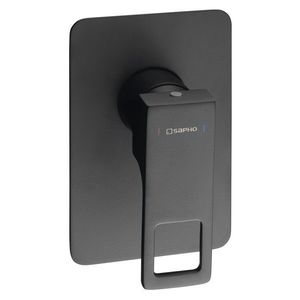 SAPHO - FORATA podomietková sprchová batéria, 1 výstup, čierna matná FT041/15 vyobraziť