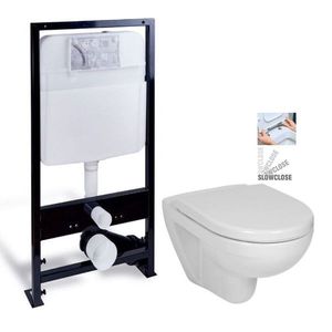 PRIM predstenový inštalačný systém bez tlačidla + WC JIKA LYRA PLUS + SEDADLO duraplastu SLOWCLOSE PRIM_20/0026 X LY5 vyobraziť