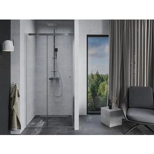 OLSEN SPA - Sprchové dvere do niky TREOS - FARBA rámu - Hliník leštený, Rozmer A - 100, Smer zatvárania - Univerzálny Ľavé / Pravé, Výplň - Číre bezpečnostné sklo - 6 mm OLBENW102710CC vyobraziť