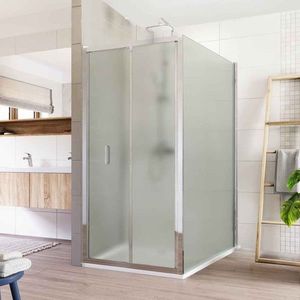 Mereo Sprchovací kút, Lima, obdĺžnik, zalamovací, 100x120 cm, chróm ALU, sklo Point CK87132K vyobraziť
