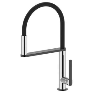 SAPHO SAPHO - NIMOA stojanková drezová batéria so sprškou, chróm / gun metal MA640GM vyobraziť