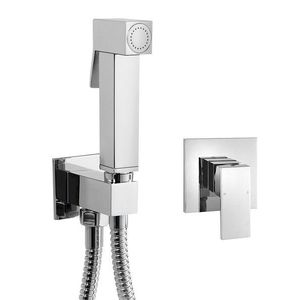 SAPHO - SPECTRE podomietková batéria s bidetovou spŕškou Latus, hranatá 1102-46-01 vyobraziť