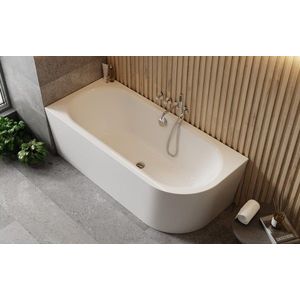 BESCO - Voľne stojaca vaňa AVITA A-LINE biela, sifón s napúšťaním prepadom - Farba sifónu - Chróm, Rozmer vane - 150 × 75 cm, Spôsob prevedenia - Ľavé VANAVITAL15LN vyobraziť