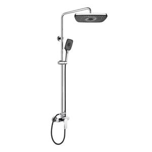 Mereo Dita sprchová batéria s hlavovou hranatou sprchou, čierna CBE60104SGD vyobraziť