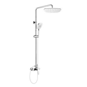 Mereo Eve sprchová batéria s hlavovou hranatou sprchou, biela CBE60104SJE vyobraziť