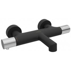 SAPHO - SOLARIS nástenná vaňová batéria, čierna mat/chróm WD010BC vyobraziť