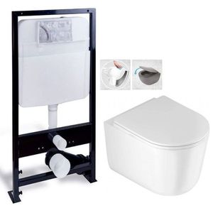 PRIM predstenový inštalačný systém bez tlačidla + WC DEANTE Jasmin so sedadlom RIMLESS PRIM_20/0026 X JA1 vyobraziť