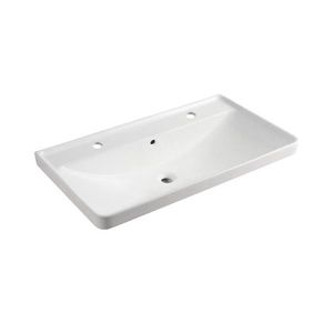 Mereo Nábytkové dvojumývadlo , 101x47, 5x20, 5 cm, keramické, biele UC10148D vyobraziť