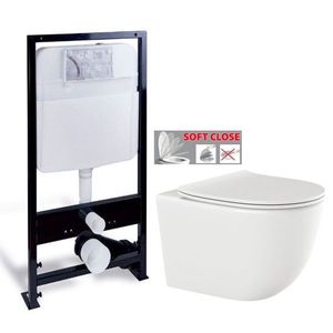 PRIM predstenový inštalačný systém bez tlačidla + WC INVENA TINOS + SEDADLO PRIM_20/0026 X NO1 vyobraziť