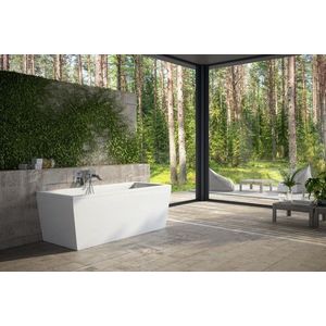 BESCO - Voľne stojaca vaňa VENA (LUNGRO) - Farba - Biela, Rozmer vane - 170 × 75 cm VANLUN170 vyobraziť