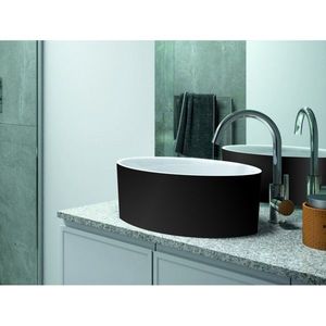 BESCO - Umývadlo UNIQA Black&White - na dosku KEUNINDBW vyobraziť