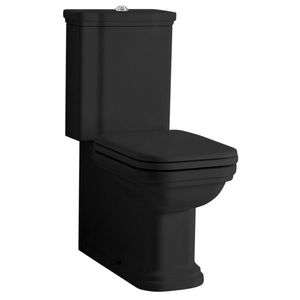 KERASAN - WALDORF WC kombi, spodný/zadný odpad, čierna-chrom WCSET25-WALDORF vyobraziť