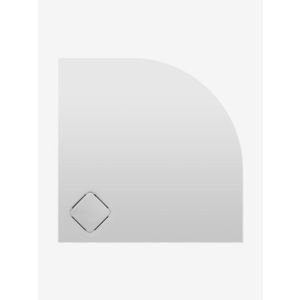 HOPA - Štvrťkruhová vanička z liateho mramoru KERMEN - Nožičky k vani - Bez nožičiek, Rozmer A - 90, Rozmer B - 90, Rozmer C - 2.5 VANKKER9090R55 vyobraziť