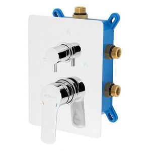 NOVASERVIS - Podomietková batéria s boxom 3 vývody, Metalia 54 BOX54051RX, 0 vyobraziť