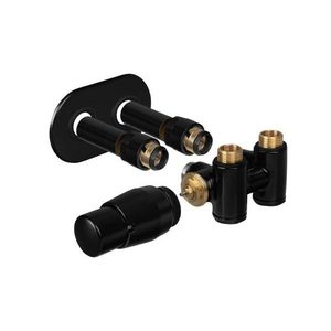 HOPA - THERMCOMBI-SET, stredový ventil s pripojením pre elektrickú tyč - Farba - Čierna , Variant - Ľavá RDTHERMCOMSETLB vyobraziť