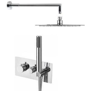 SAPHO SAPHO - RHAPSODY podomietkový sprchový set s termostatickou batériou, 2/3 výstupy, chróm 5508-01 vyobraziť