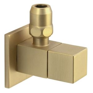 SAPHO - Rohový ventil s matkou, hranatý, 1/2"x 3/8", zlato mat SL219 vyobraziť