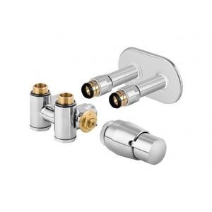 HOPA - THERMCOMBI-SET, stredový ventil (Z4K) s pripojením pre elektrickú tyč - Farba - Chróm, Variant - Pravá RDTHERMCOMSETRC vyobraziť