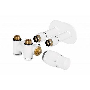 HOPA - THERMCOMBI-SET, stredový ventil (Z4K) s pripojením pre elektrickú tyč - Farba - Biela, Variant - Pravá RDTHERMCOMSETRW vyobraziť