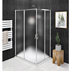 GELCO SIGMA SIMPLY CHROM Obdĺžnikový sprchovací kút 800x900 sklo BRICK, GS2480-GS2490 GS2480-GS2490 vyobraziť