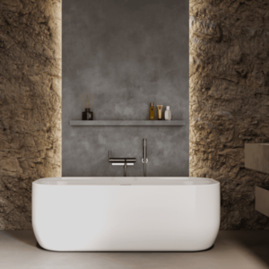 H K - Voľne stojaca akrylátová vaňa Soul170x80 cm Soul170 vyobraziť