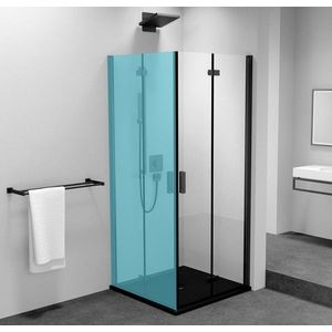 POLYSAN - ZOOM BLACK sprchové dvere skladacie 800 pravé, číre sklo ZL4915BR vyobraziť
