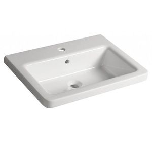 SAPHO - CITY keramické umývadlo hranaté 60x45cm, biela KE060 vyobraziť