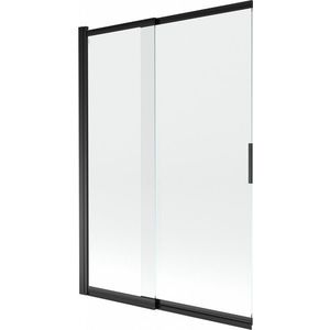 MEXEN - Fox 2-krídla posuvná vaňová zástena 120 x 150, transparent, čierna 891-120-002-70-00 vyobraziť
