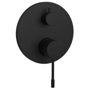 SAPHO - SOLARIS podomietková sprchová batéria, 2 výstupy, čierna mat WD042B vyobraziť