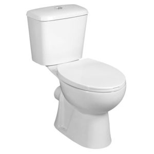 AQUALINE - JOSE WC kombi, dvojité tlačítko 3/6 l, zadný odpad, biela PS8812 vyobraziť