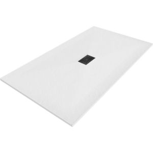 MEXEN/S - Hugo sprchová vanička SMC 160x100, biela, krytka čierna 42101016-B vyobraziť