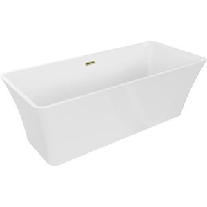 MEXEN/S - Tonia vaňa voľne stojaca 170 x 75, biela, sifón a prepad zlatá 52171707500-50 vyobraziť