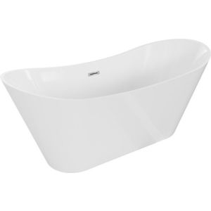 MEXEN/S - Celia vaňa voľne stojaca 170 x 75, biela, sifón a prepad chróm 52331707500-01 vyobraziť
