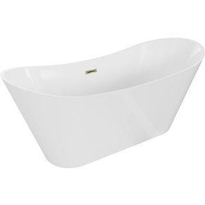 MEXEN/S - Celia vaňa voľne stojaca 170 x 75, biela, sifón a prepad zlatá 52331707500-50 vyobraziť