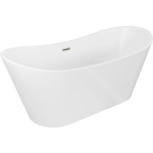 MEXEN/S - Montana vaňa voľne stojaca 170 x 80, biela, sifón a prepad nikel kartáčovaná 52011708000-97 vyobraziť