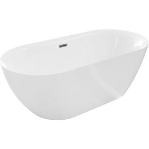 MEXEN/S - Roxy voľne stojaca vaňa 170 x 80, biela, sifón a prepad grafit metal 51201708000-95 vyobraziť