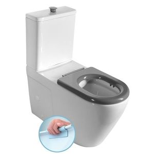 SAPHO - MEDIC RIMLESS WC kombi misa s nádržkou, spodný/zadný odpad, biela MC102 vyobraziť