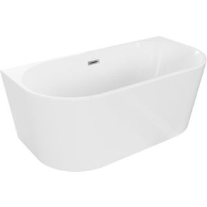 MEXEN/S - Oval vaňa voľne stojaca 150 x 75, biela, sifón a prepad chróm 52671507500-01 vyobraziť