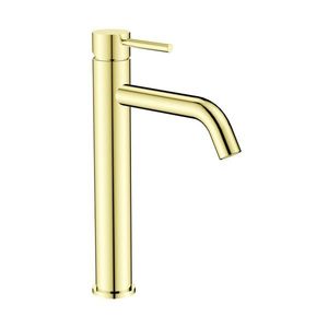 BESCO - Vysoká stojanková umývadlová batéria VEO I zlatá lesklá BABUVIJZ vyobraziť