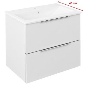 SAPHO - CIRASA umývadlová skrinka 58x54x39cm, biela lesk CR592-3030 vyobraziť