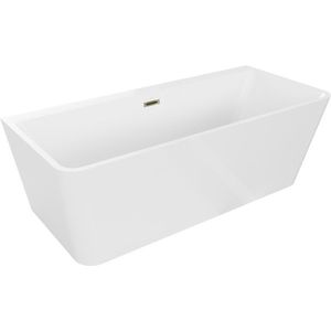 MEXEN/S - Volta vaňa voľne stojaca 170 x 75, biela, sifón a prepad zlatá 51131707500-50 vyobraziť
